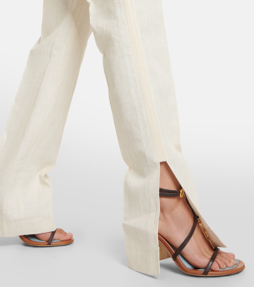  Jacquemus Jacquemus Le Pantalon Tibau High-rise Tapered Pants 