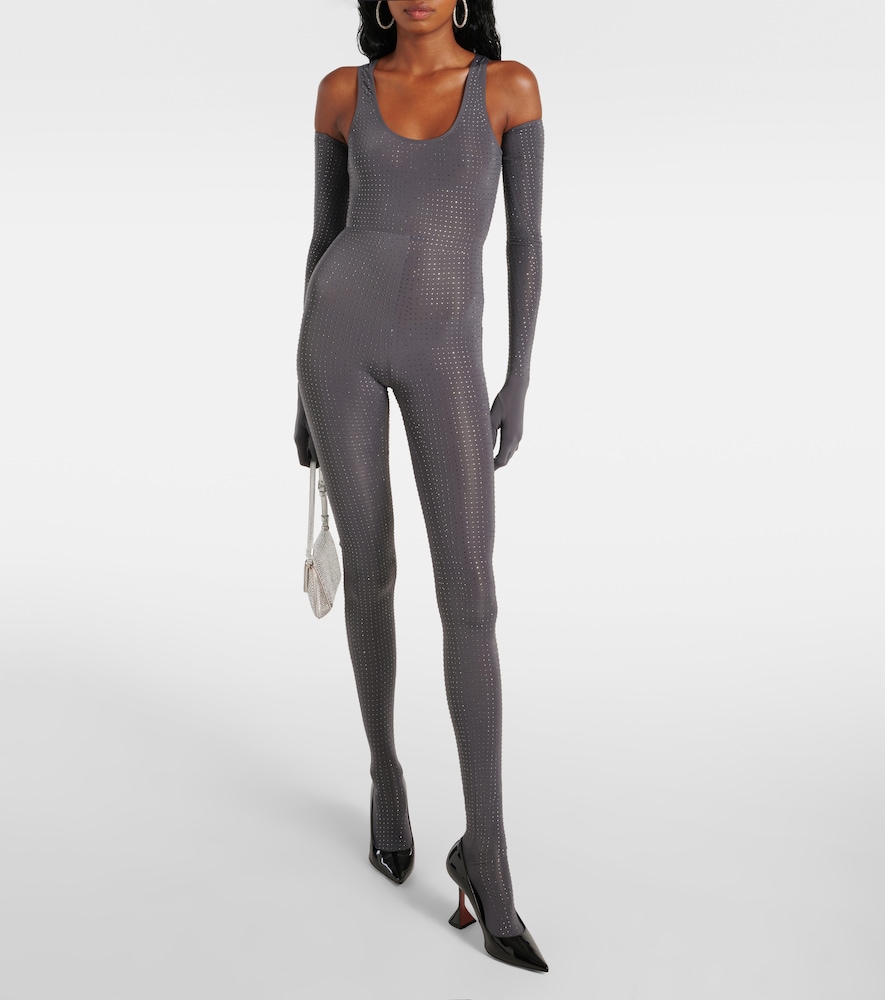  Alex Perry Alex Perry Verzierter Bodysuit Aus Jersey 