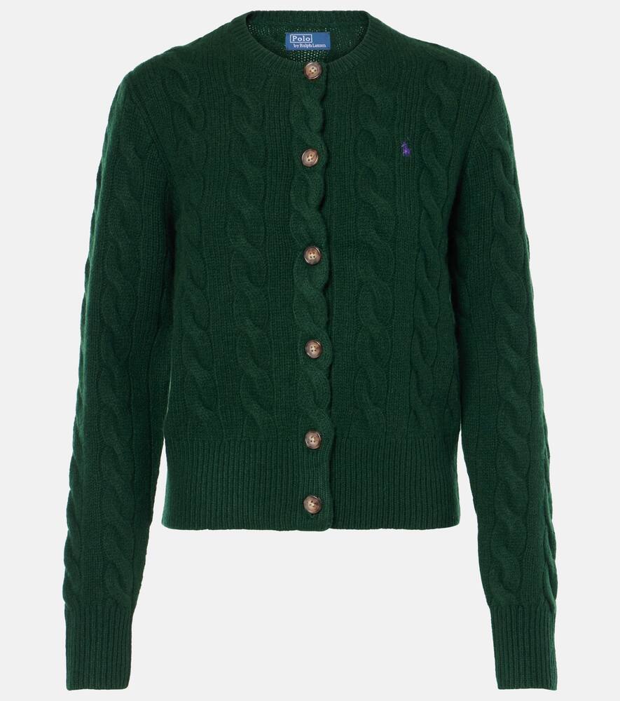 Polo Ralph Lauren Cable-knit wool and cashmere cardigan