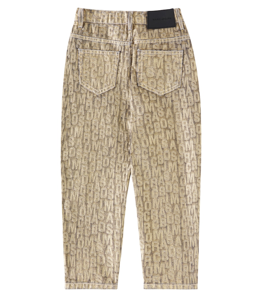  Marc Jacobs Kids Marc Jacobs Kids Jeans Jumbled Monogram Aus Jacquard 