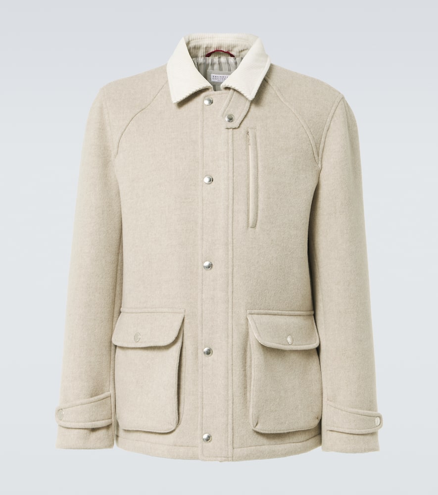 Wool and cashmere jacket