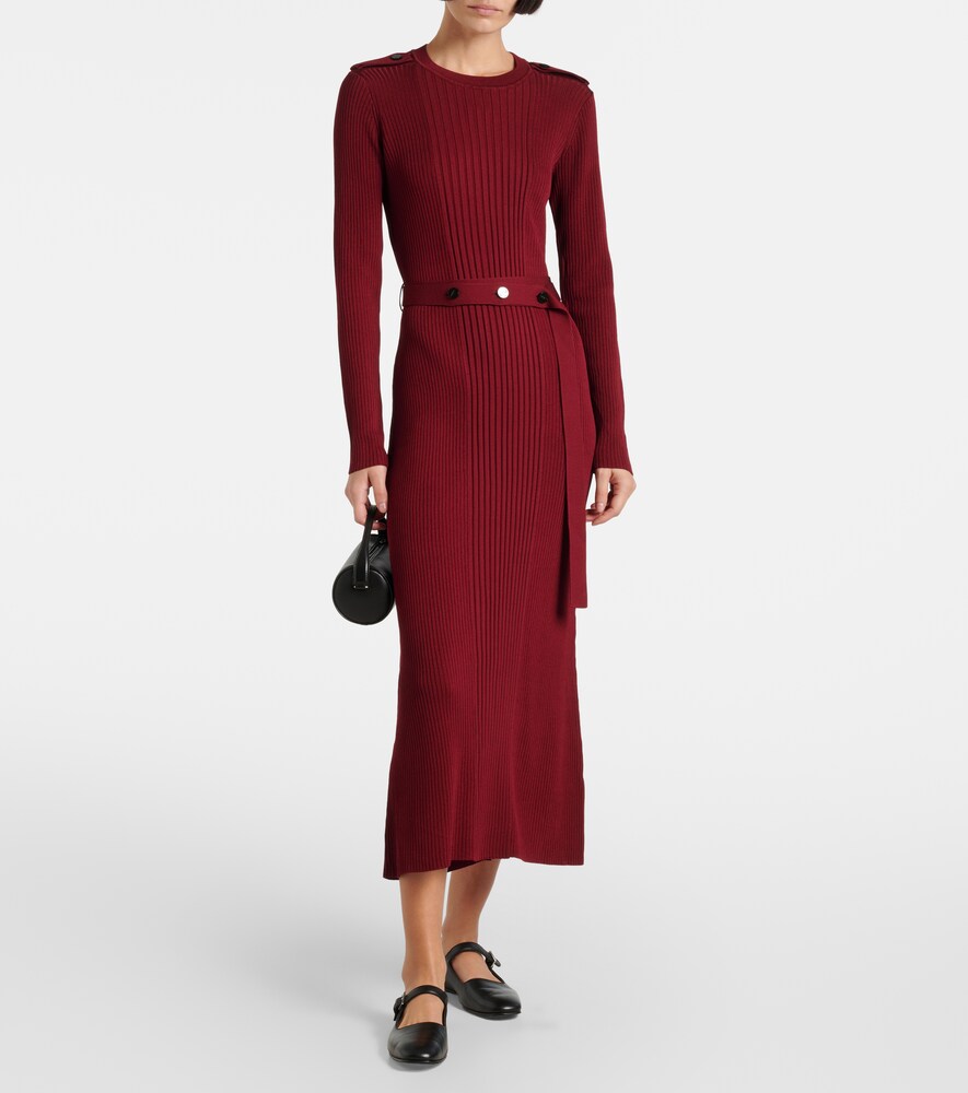  Proenza Schouler Proenza Schouler Midikleid Lauryn Aus Rippstrick 