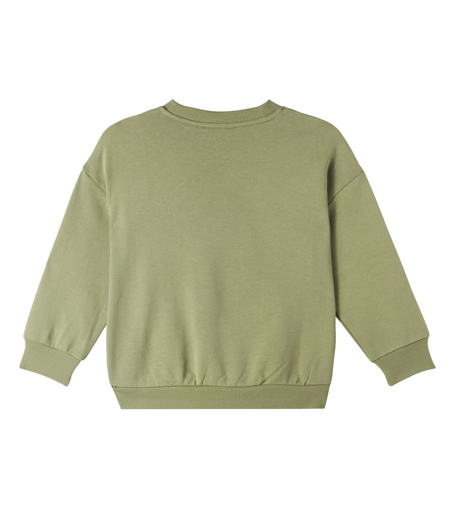 Mini Rodini Blackbird Cotton Jersey Sweatshirt