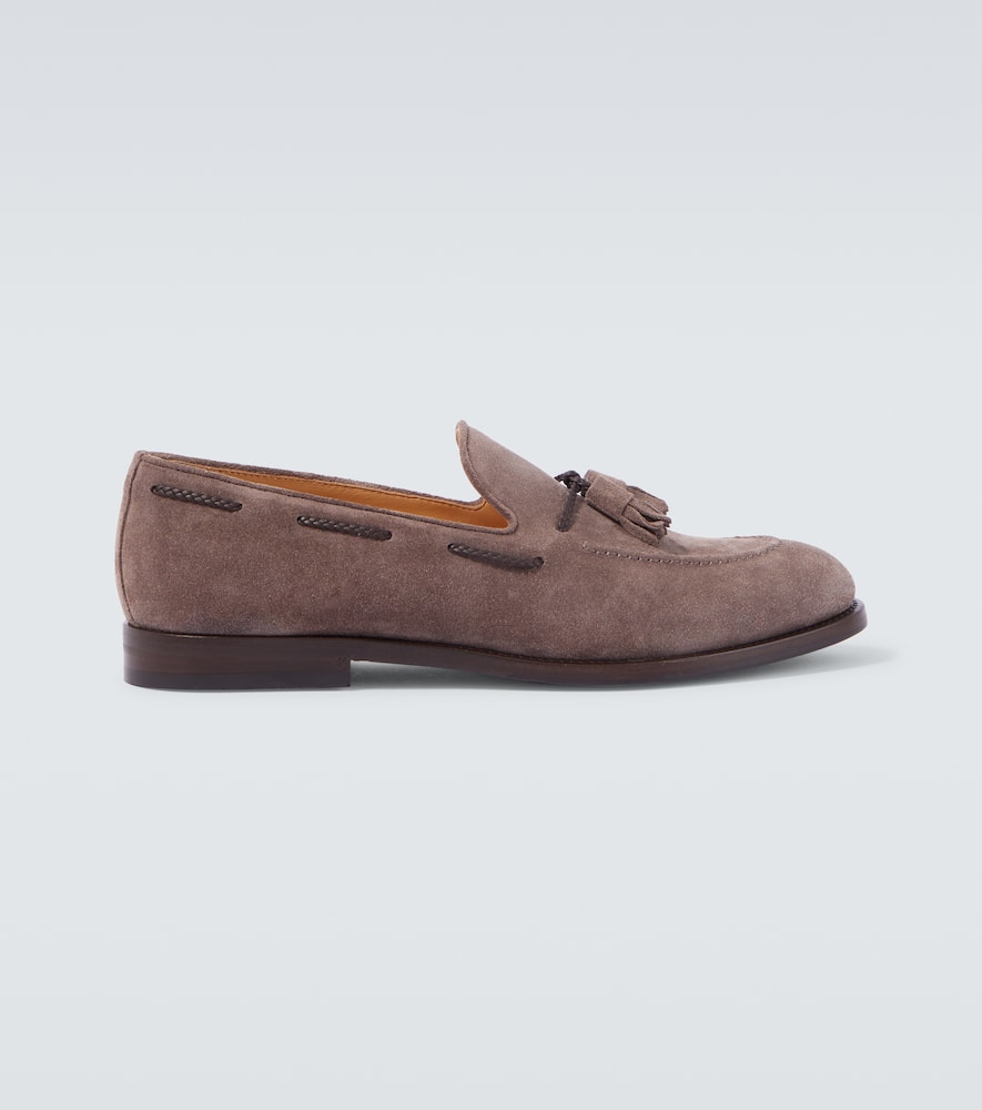 Suede loafers