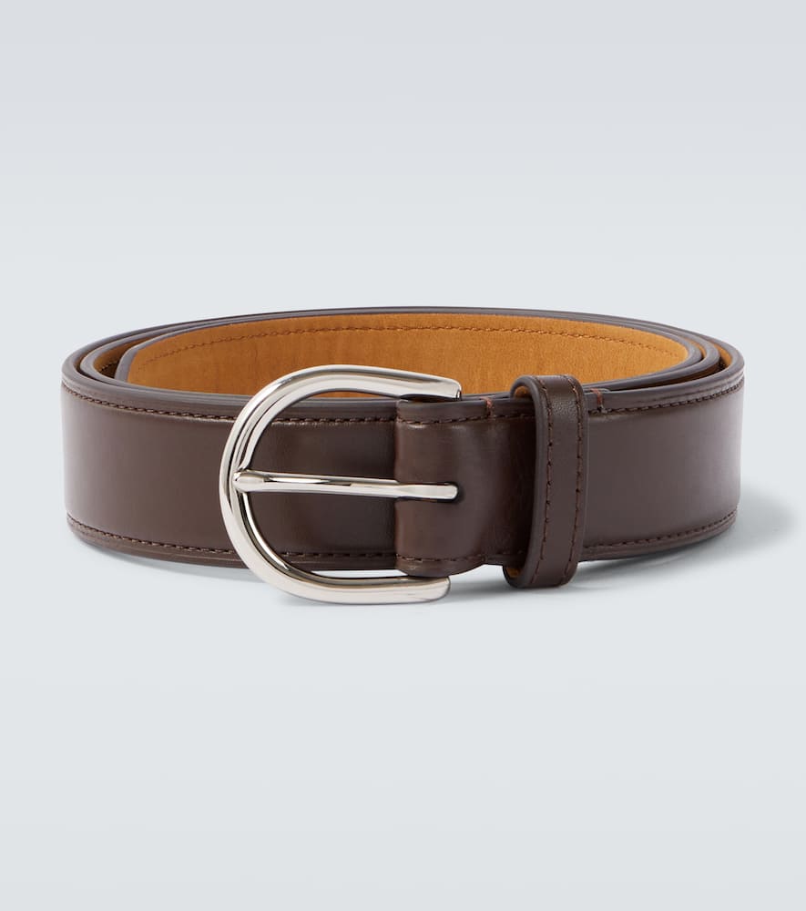 Leather belt