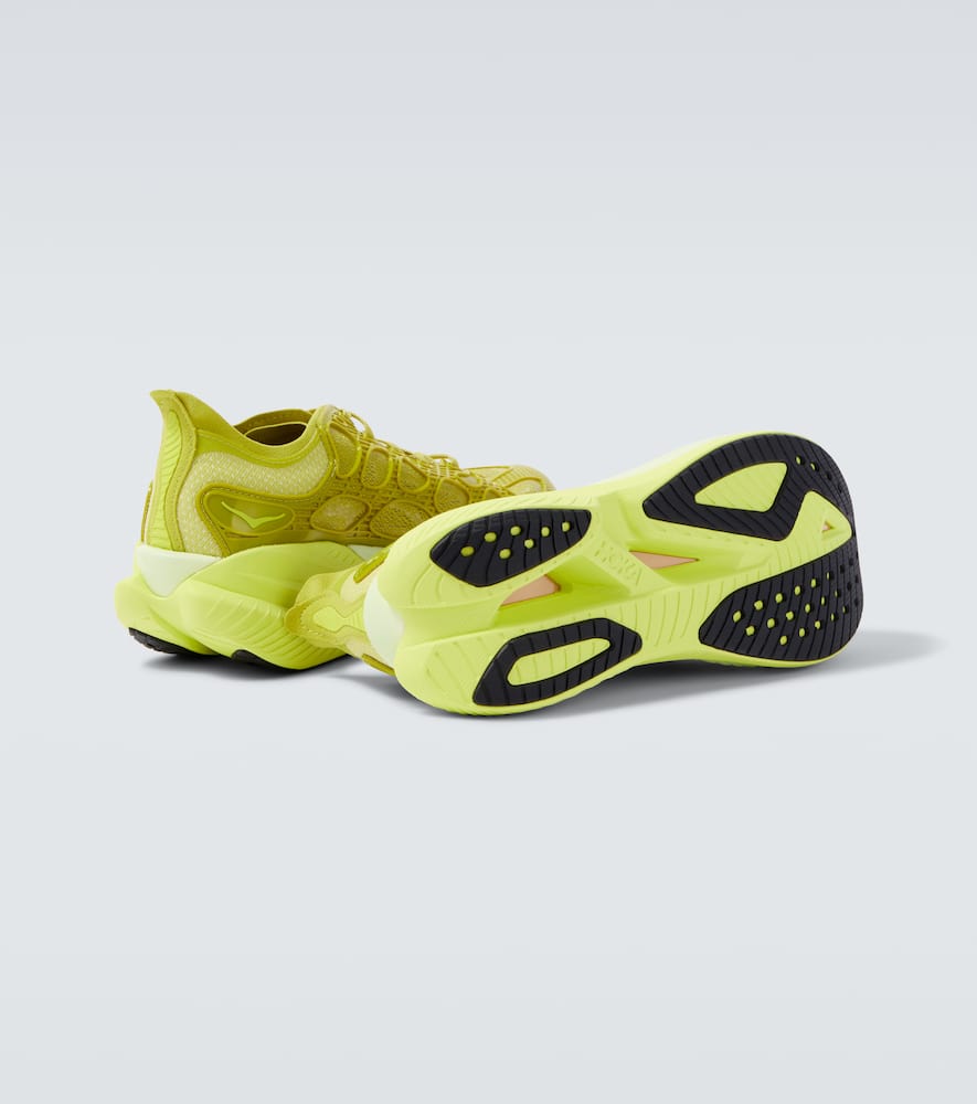 Hoka Mach X Caged Running Shoes In Green