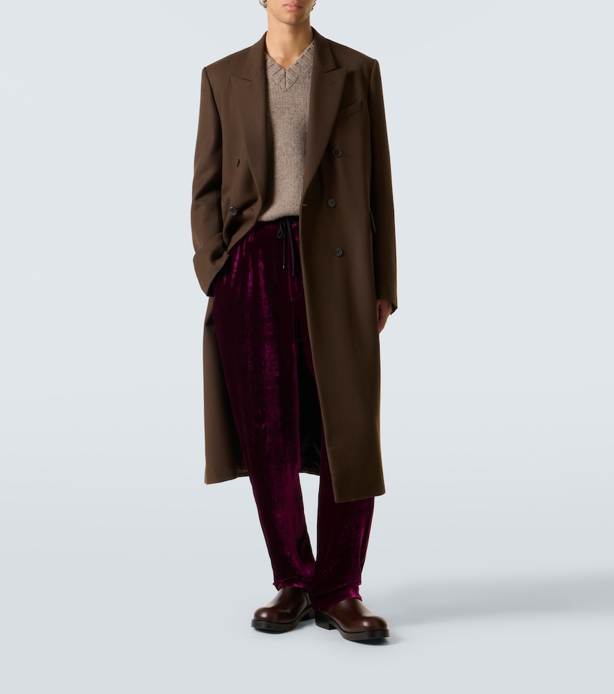  Dries Van Noten Dries Van Noten Velvet Sweatpants 