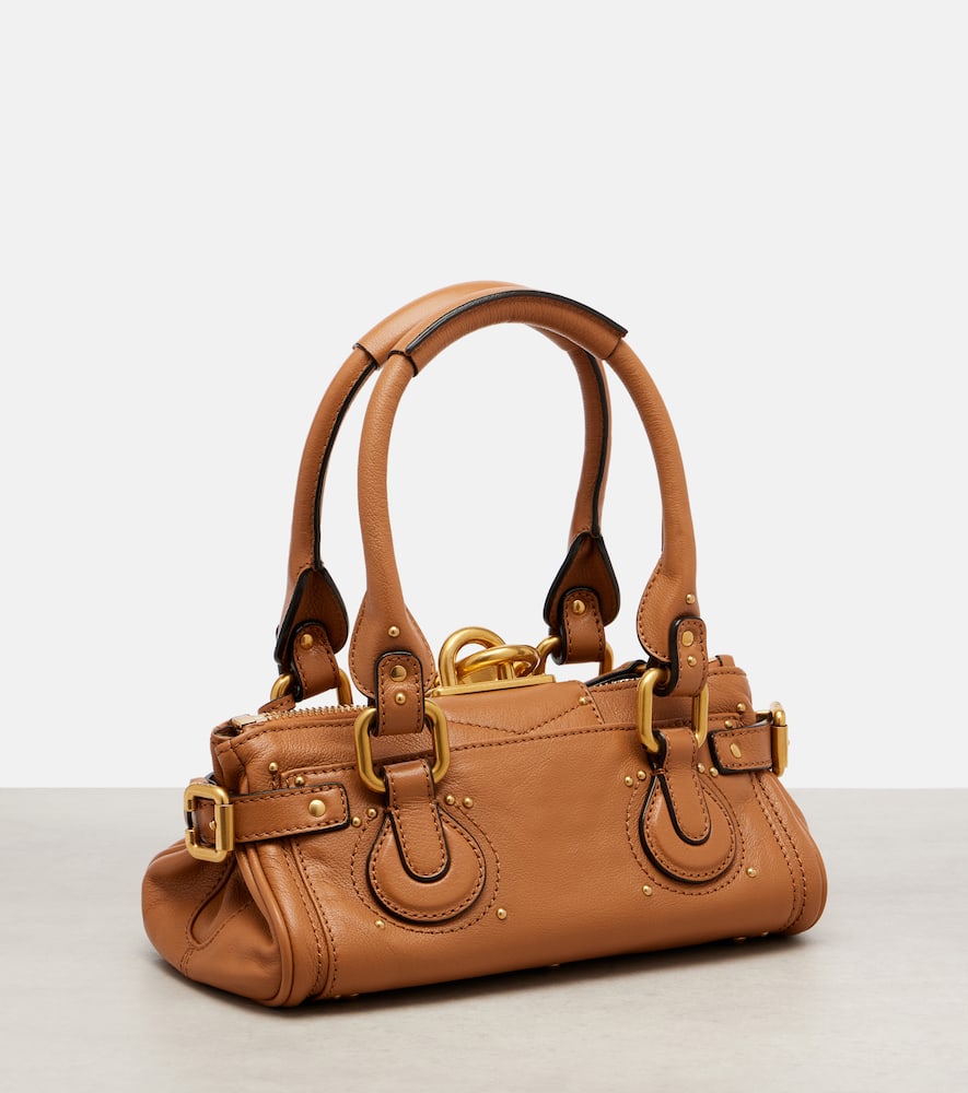 Chloé Small Paddington Padlock Top-handle Tote Bag In Brown