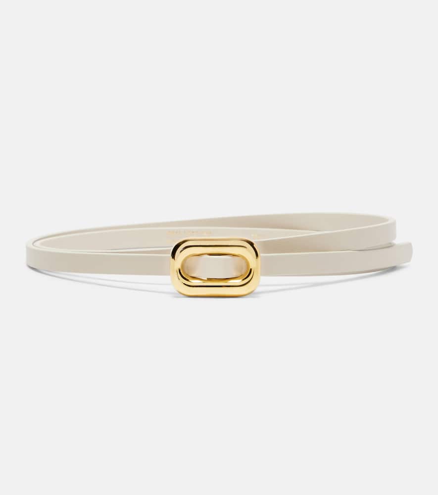 Dehanche Venura Leather Belt In Neutral