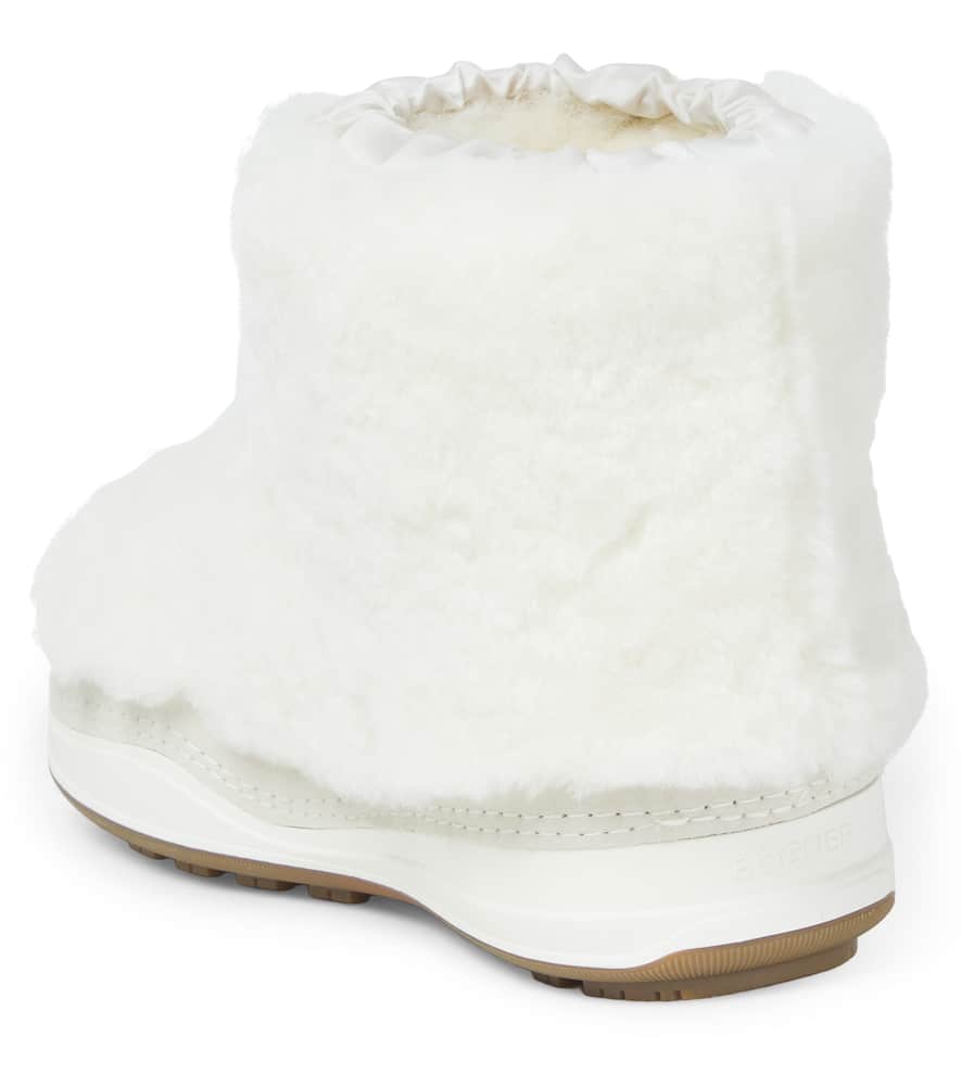 Bogner Meribel Shearling Snow Boots In White