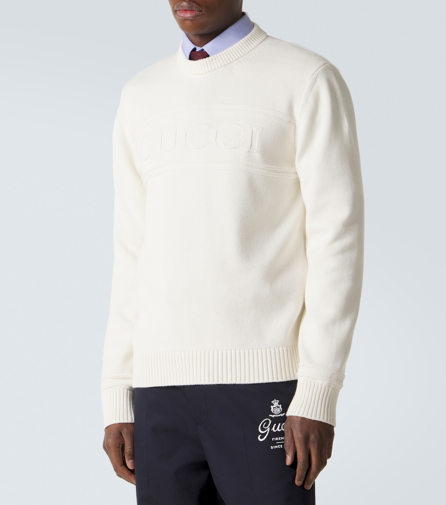  Gucci Gucci Pullover Aus Baumwolle Und Wolle 