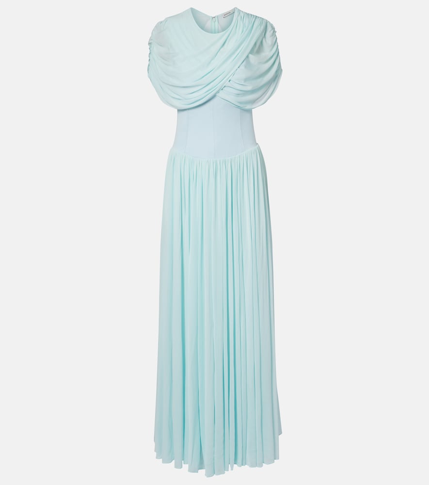 Simkhai Draped pleated gown