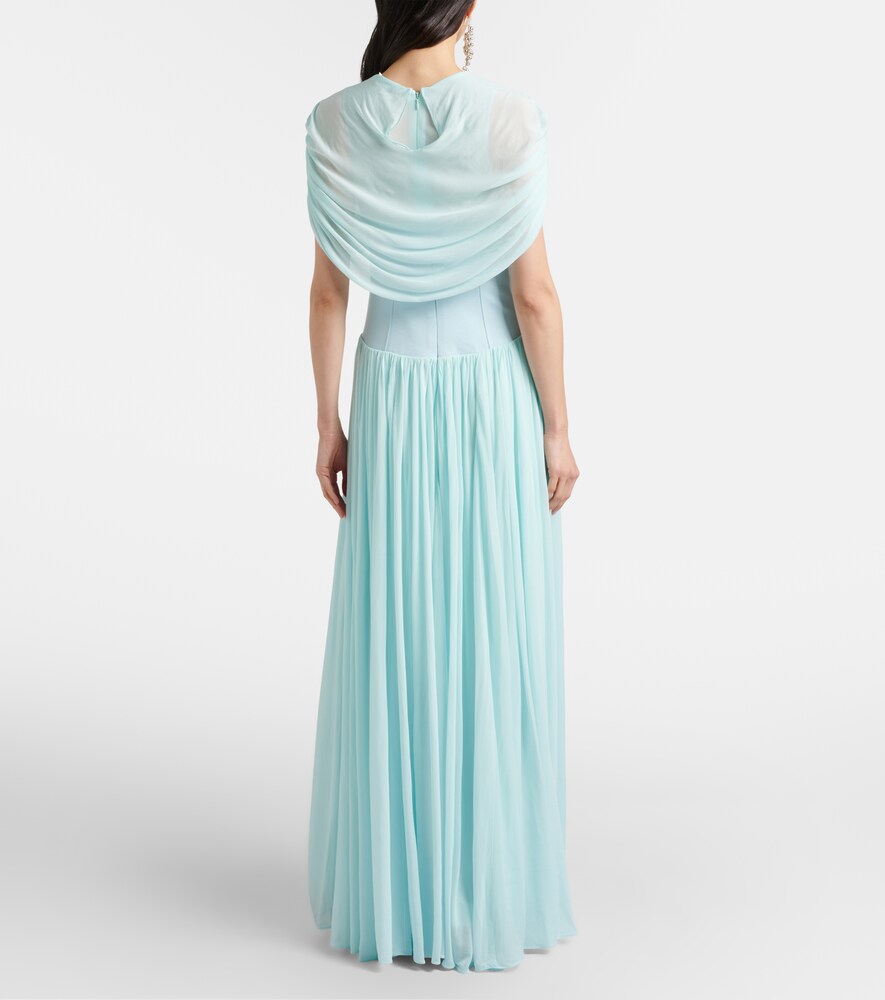  Simkhai Simkhai Draped Pleated Gown 