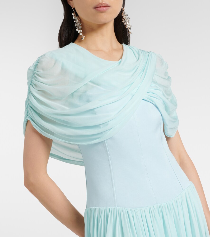  Simkhai Simkhai Draped Pleated Gown 