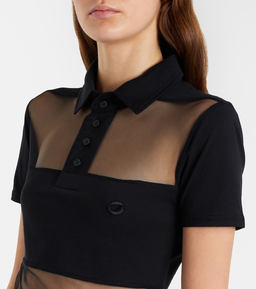  Coperni Coperni Cropped-top Aus Einem Baumwollgemisch 