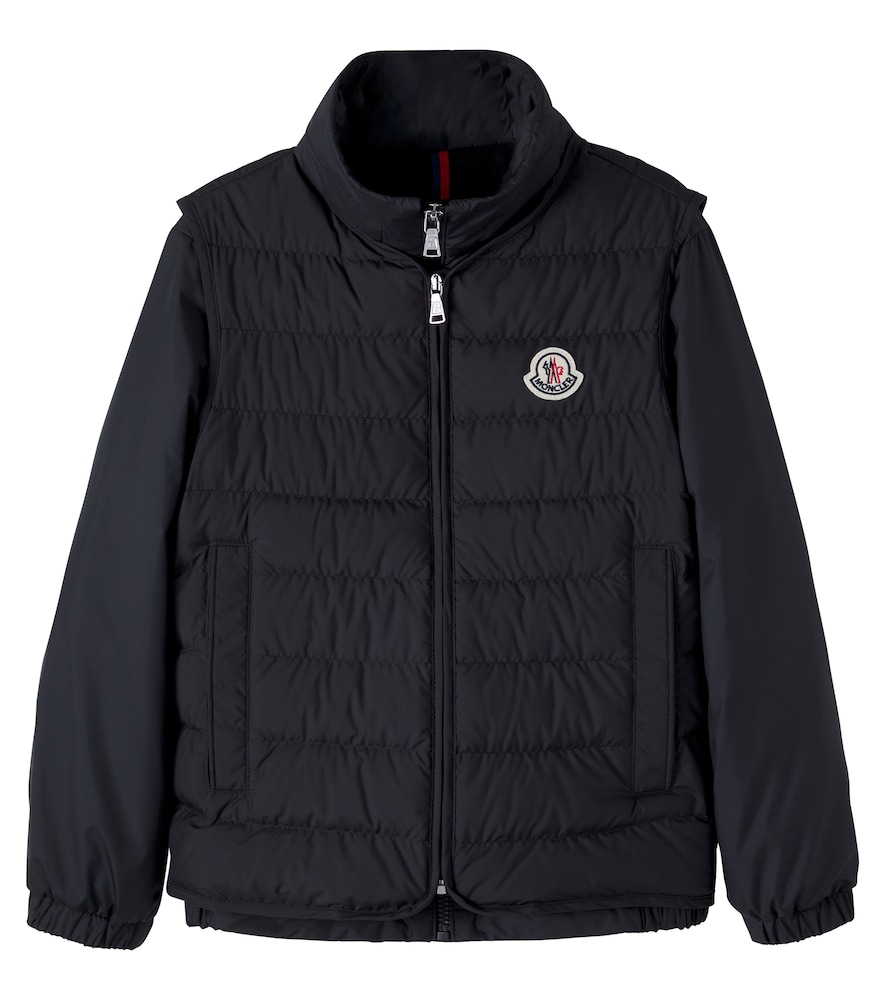 Moncler Enfant Black Gizem Hooded Jacket Y Size 4 - Mytheresa