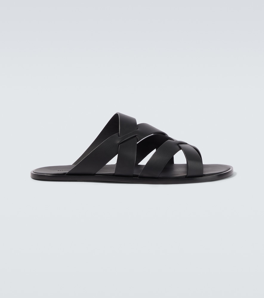 Manolo Blahnik Marvin leather sandals