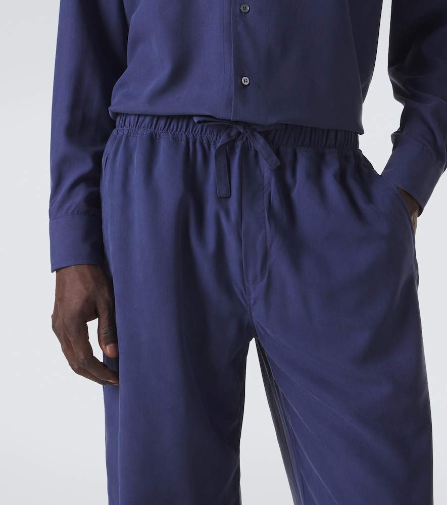  Saman Amel Saman Amel Silk Straight Pants 