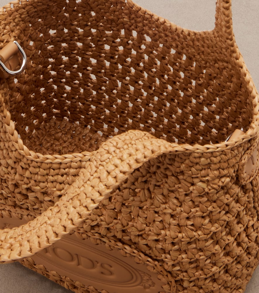  Tod's Tod's Tote Bag Aus Raffiabast Mit Leder 