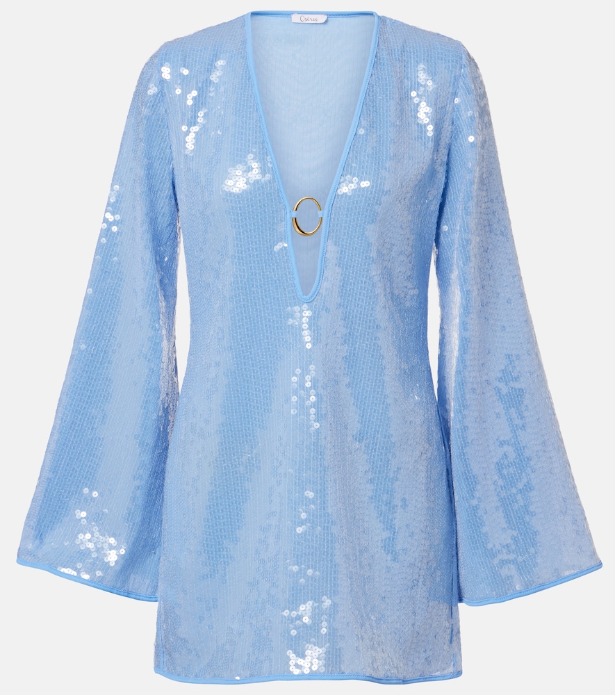 Oseree Oséree Sequined beach dress