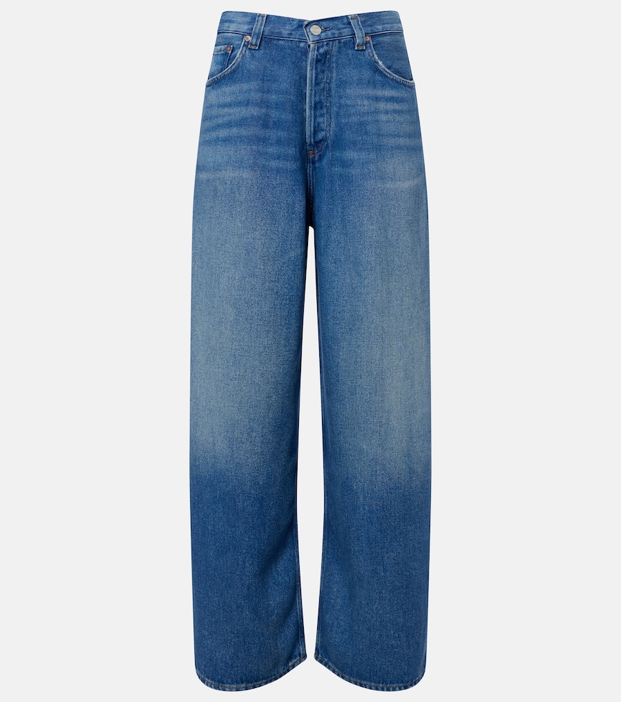 Agolde Women's Blue Rounded Baggy Wide-Leg Jeans Size 27 - Mytheresa