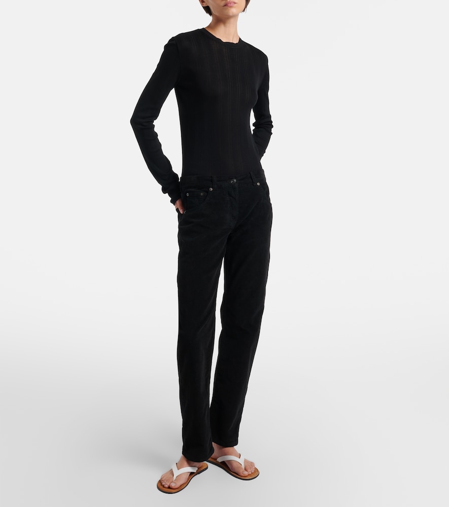  The Row The Row Cropped Straight Jeans Fima 