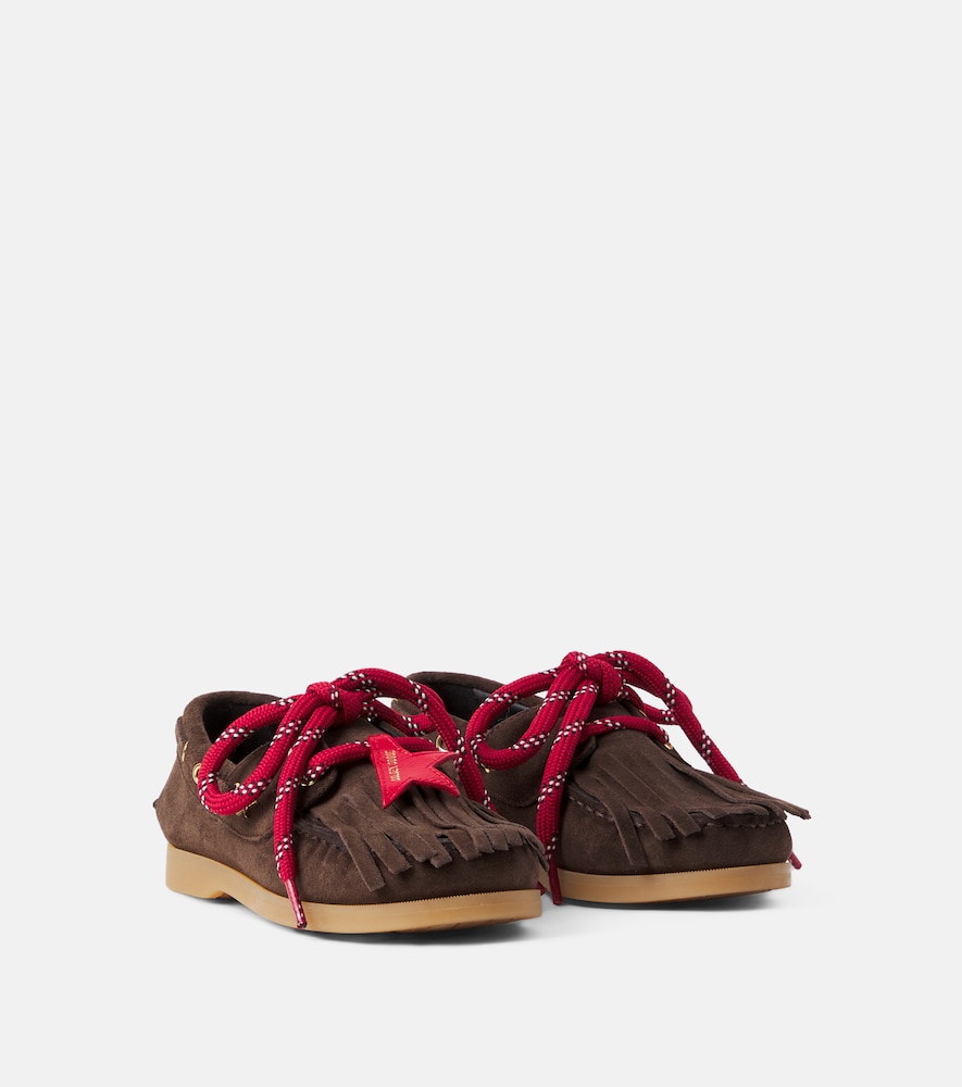Segelschuhe Young Cruise aus Veloursleder