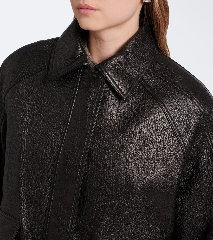 Róhe Leather Blouson Jacket