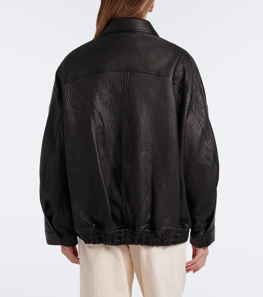 Róhe Leather Blouson Jacket