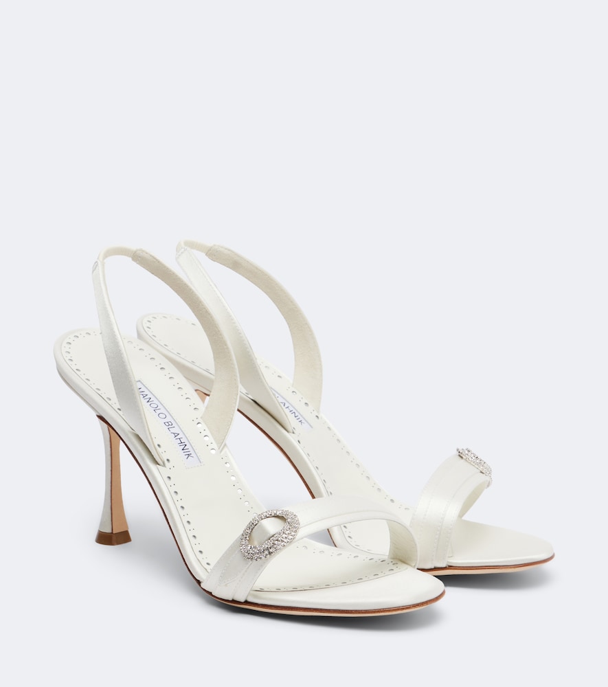 Sandali slingback Zutosan in raso