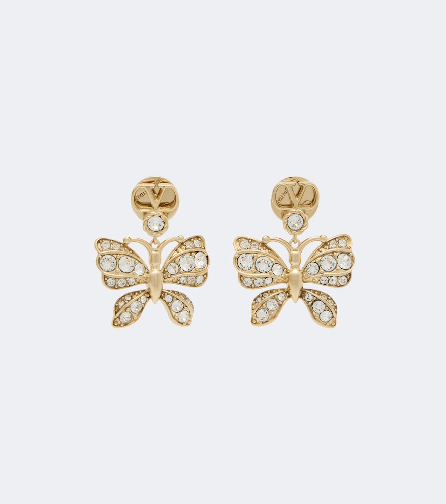 Ohrringe Flutterby VLogo mit Swarovski®-Kristallen