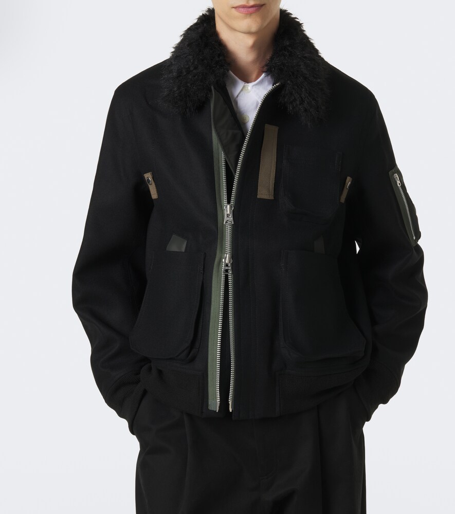 Wool Blouson Jacket