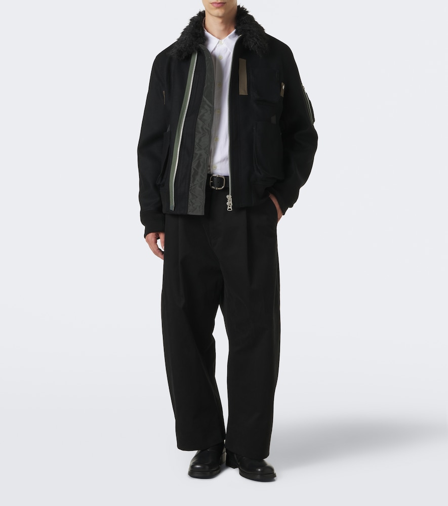 Wool Blouson Jacket