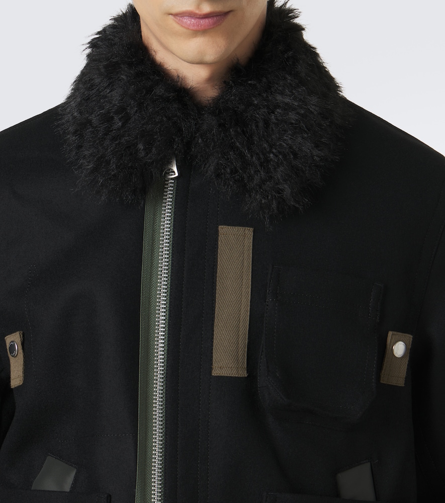 Wool Blouson Jacket