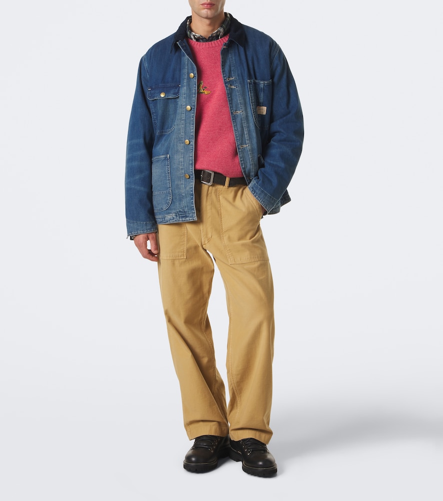 Polo Ralph Lauren Embroidered Wool And Alpaca Sweater
