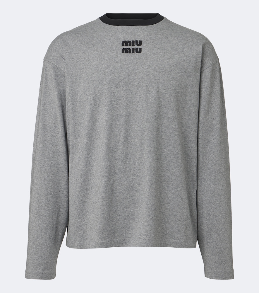 Miu Miu T-shirt en coton logo 680 €
