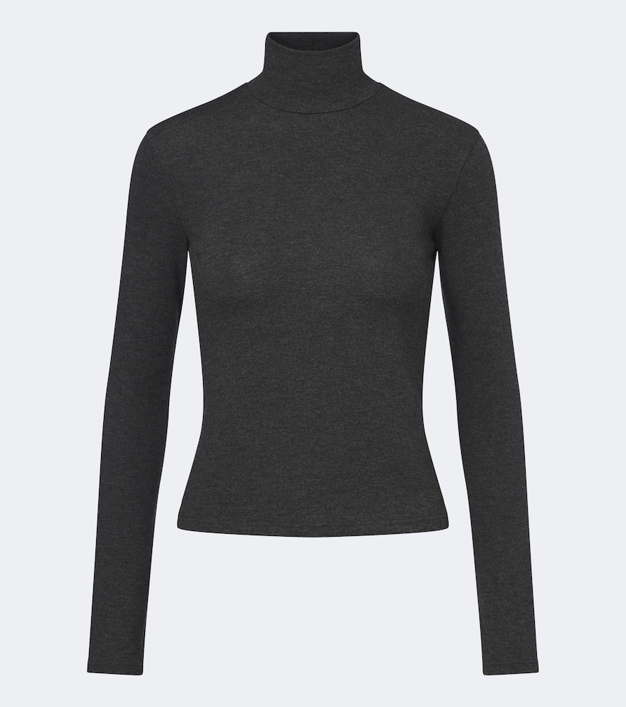 Lauren Jersey Turtleneck Sweater