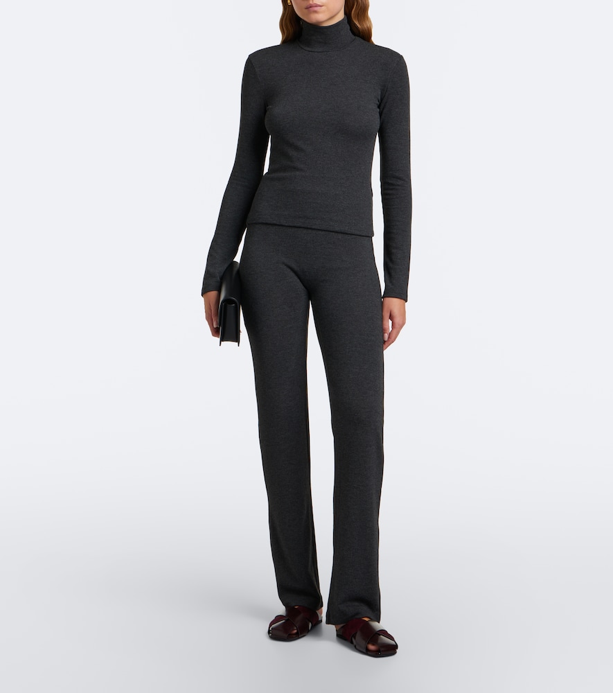 Lauren Jersey Turtleneck Sweater