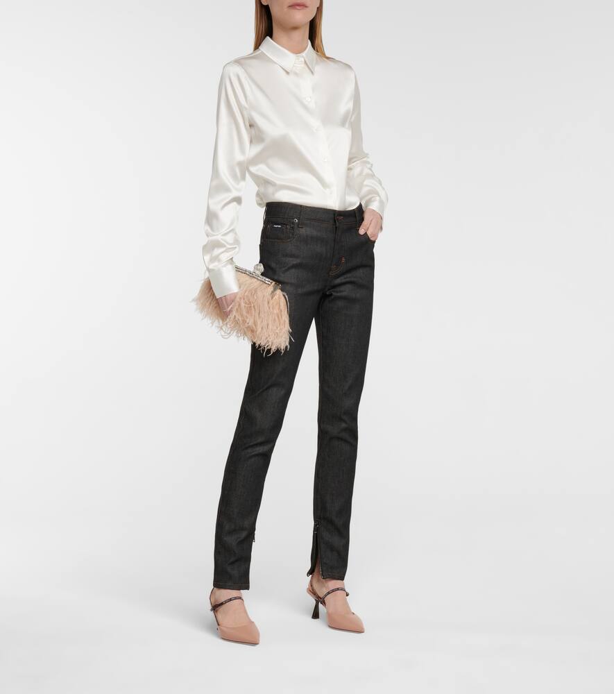 JIMMY CHOO RAY 65 LEATHER PUMPS