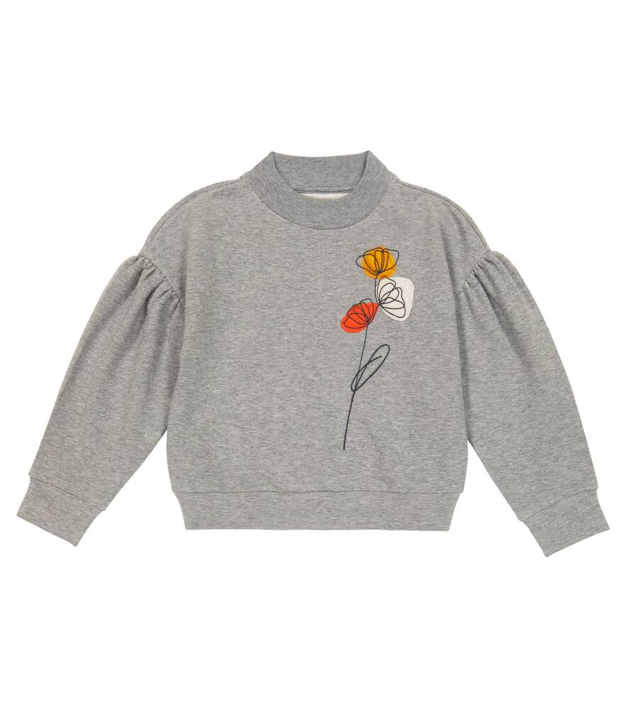 Il Gufo Embroidered cotton-blend sweatshirt