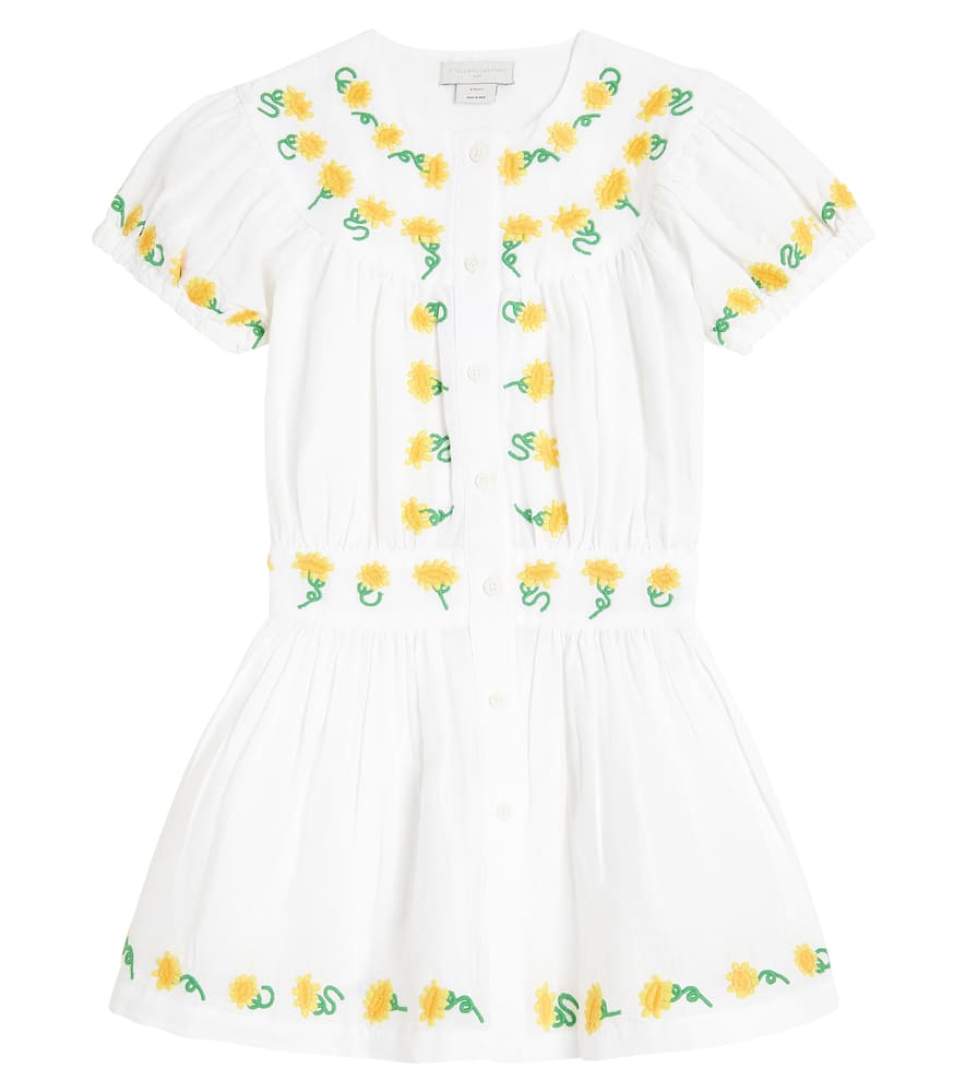 Stella McCartney Kids Floral linen and cotton dress