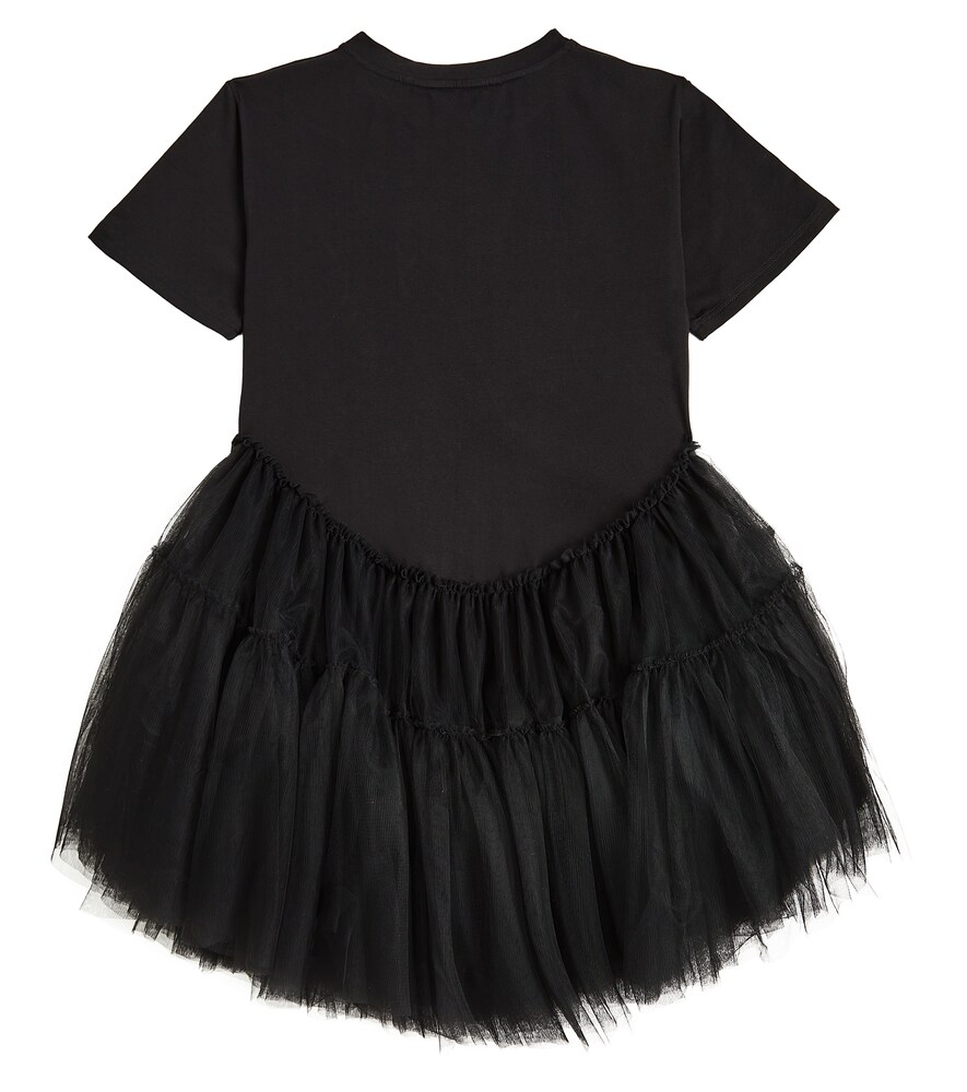  Caroline Bosmans Caroline Bosmans Jersey And Tulle Dress 