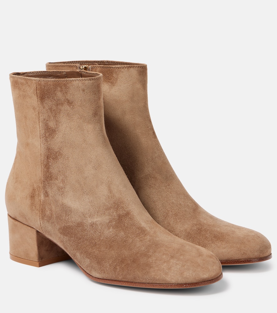 45 suede ankle boots