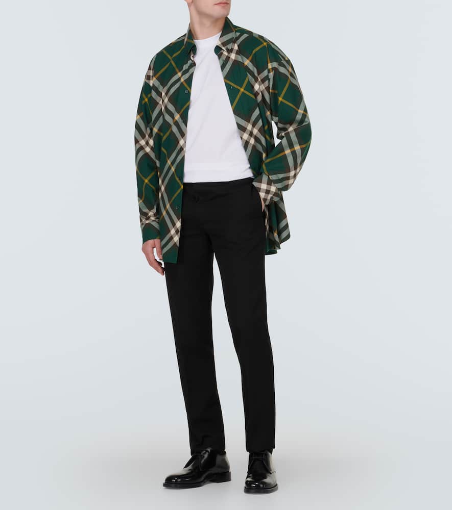 Burberry Tempah T-shirt With Embroidered Ekd In White