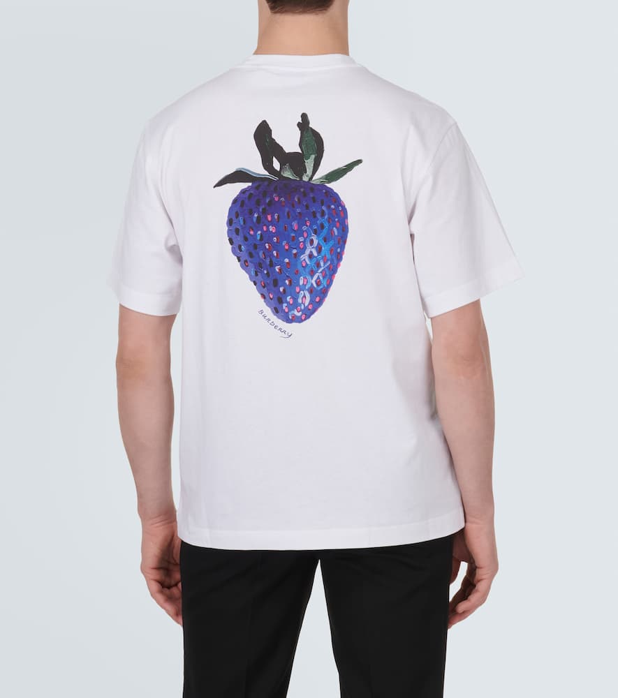 Burberry Tempah T-shirt With Embroidered Ekd In White