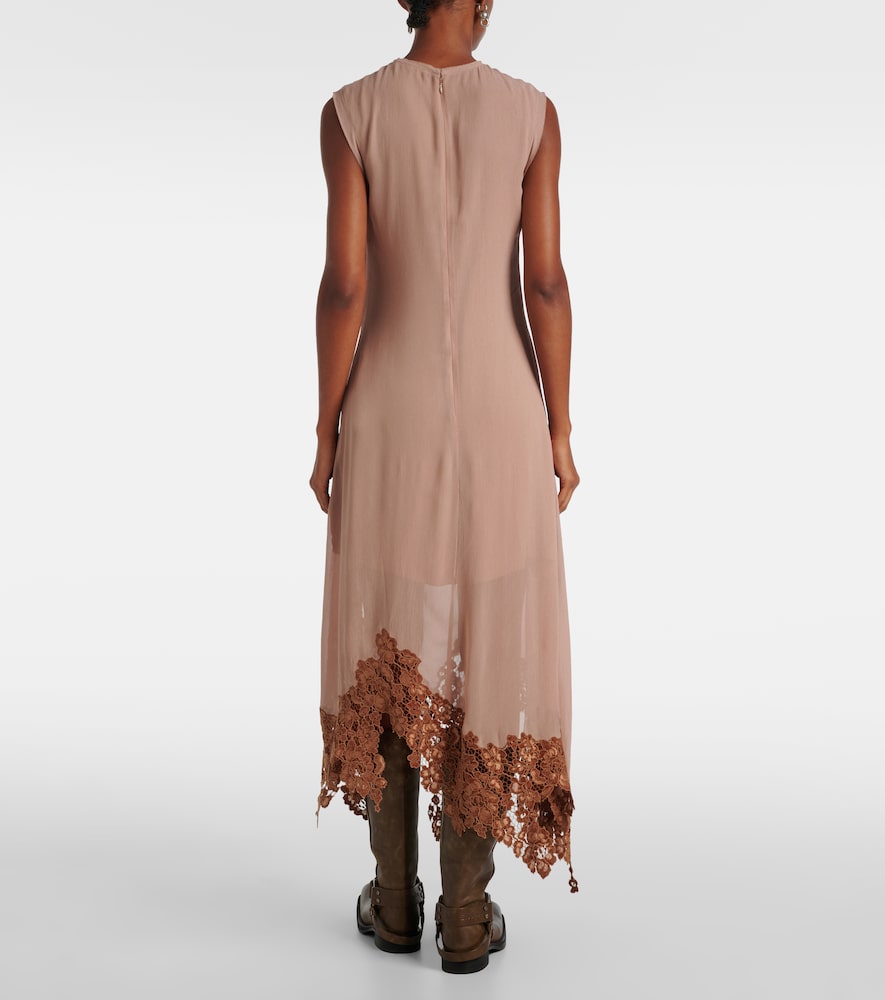 acne studios beige seamless midi dress Acne Studios Beige Crinkled Maxi Dress