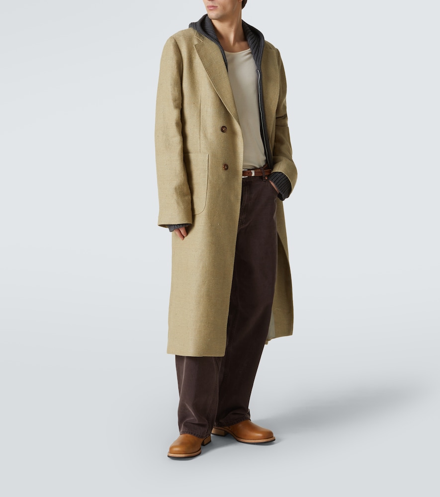 Our Legacy Our Legacy Mantel Robe Aus Leinen Und Seide 