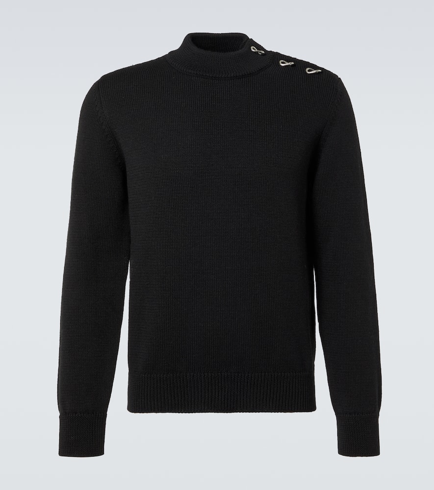 Jil Sander Wool Sweater In Black