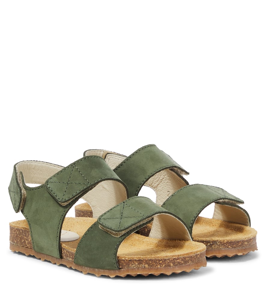 Il Gufo Nubuck Sandals In Green