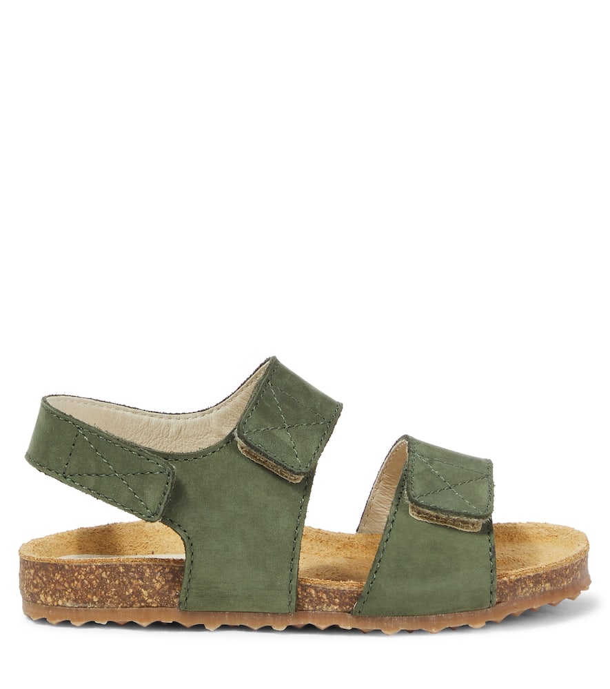 Il Gufo Nubuck Sandals In Green